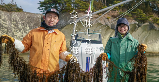 こだわりの松島湾産アカモクを丸ごとパウダーにして使用